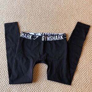 Black Gymshark long leggings. Size: medium